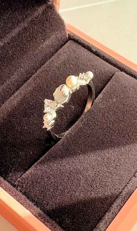 انگشتر نقره زنانه🦋🤍🩵