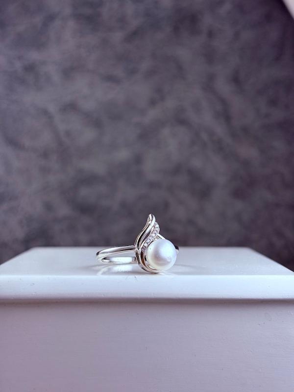 انگشتر زنانه مروارید 🤍