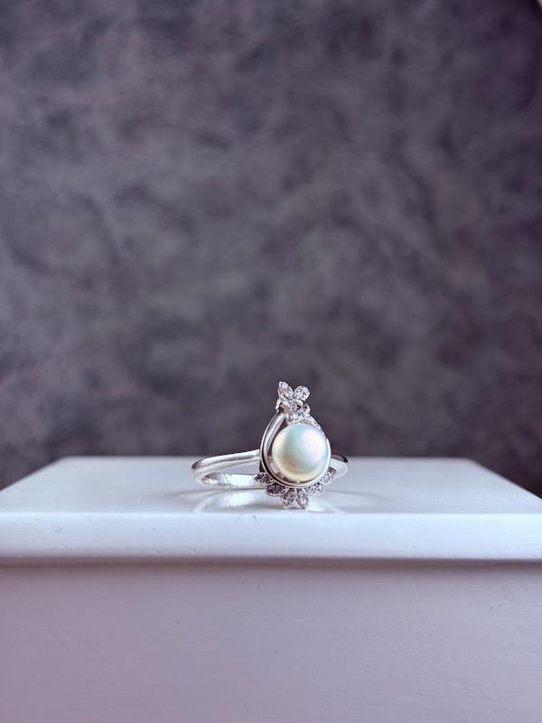 انگشتر زنانه مروارید🤍
