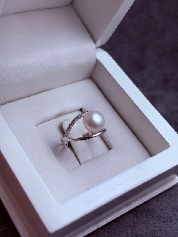 انگشتر زنانه مروارید🤍