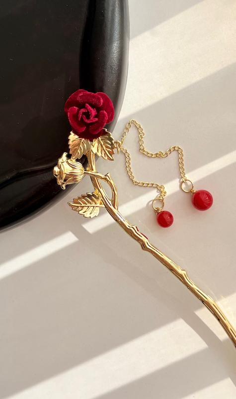 کانزاشی گل رز آویز دار❤️✨