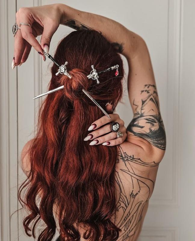 کانزاشی شمشیر نگین یاقوت ❤️⚔️