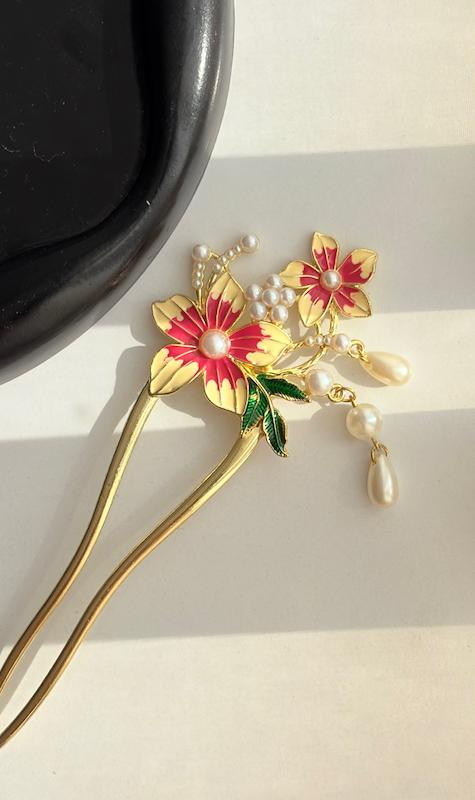 کانزاشی دو شاخه گل لیا ✨🌸