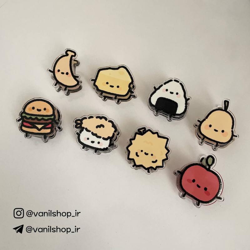 گیره کتاب خوراکی های کیوت 