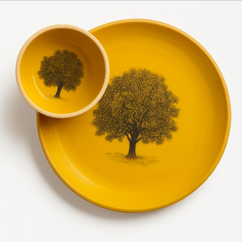 ست پیش دستی و کاسه خورشید