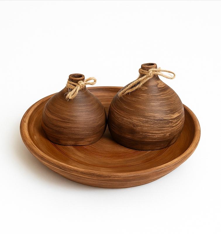 ست گلدان فندق