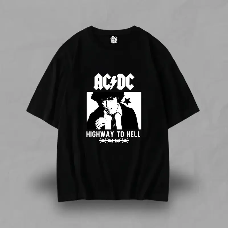 تیشرت آستین کوتاه ACDC-code02