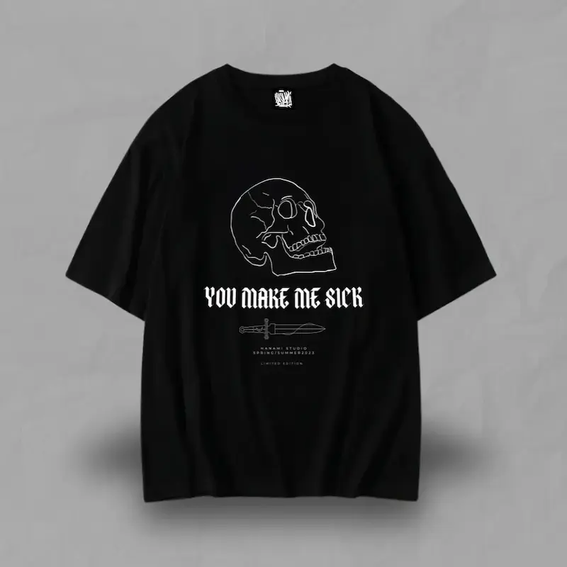 تیشرت آستین کوتاه You make me sick