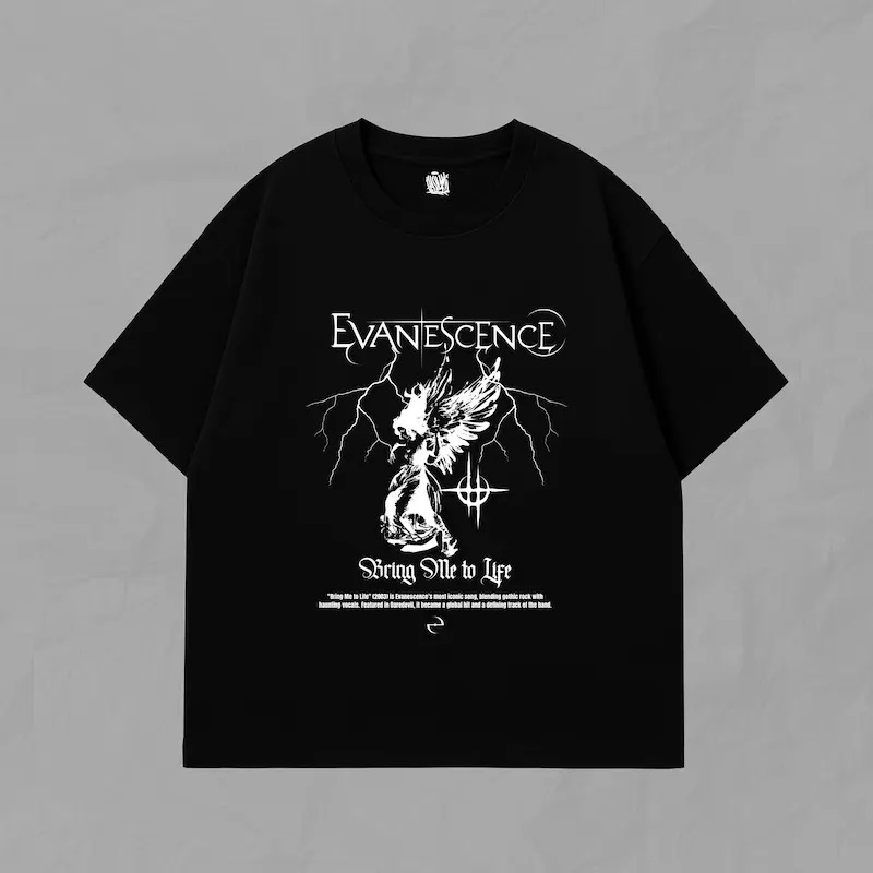 تیشرت آستین کوتاه evanescense