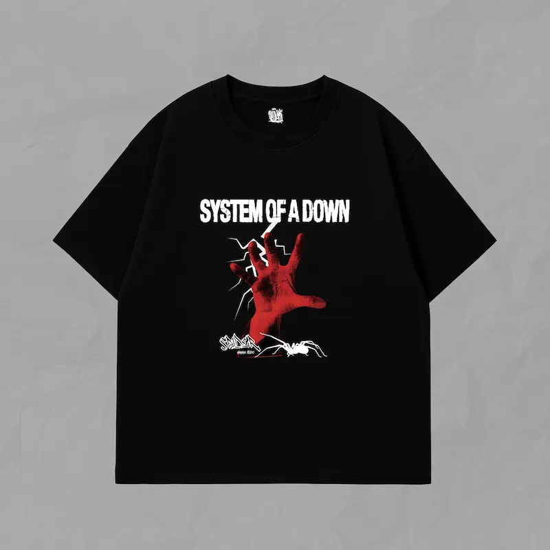 تیشرت آستین کوتاه System of a down-Spider 