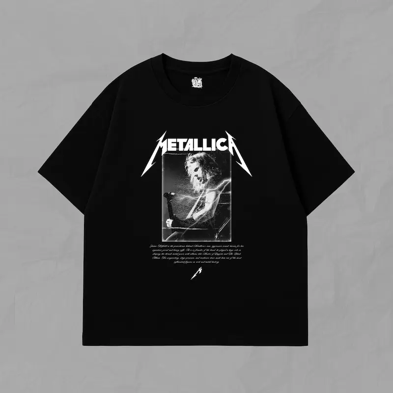 تیشرت آستین کوتاه Metallica-James
