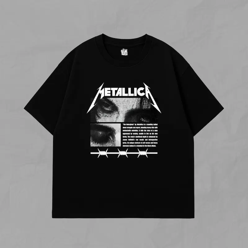 تیشرت آستین کوتاه Metallica-Unforgiven