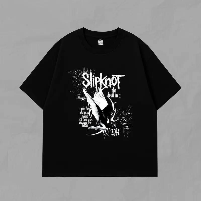 تیشرت آستین کوتاه Slipknot-The devil in i