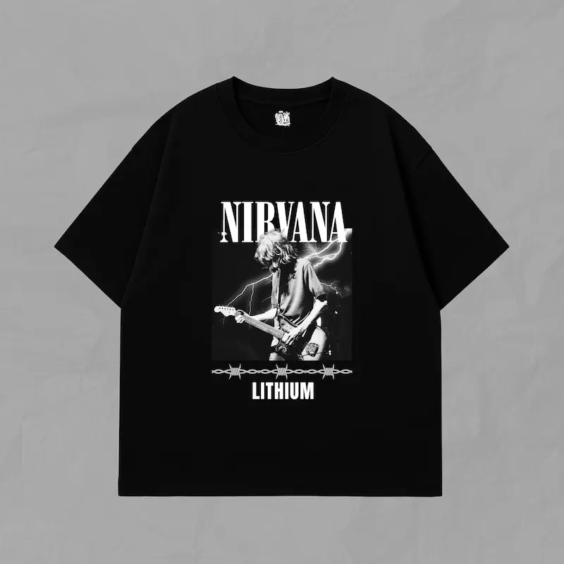 تیشرت آستین کوتاه Nirvana-Lithium