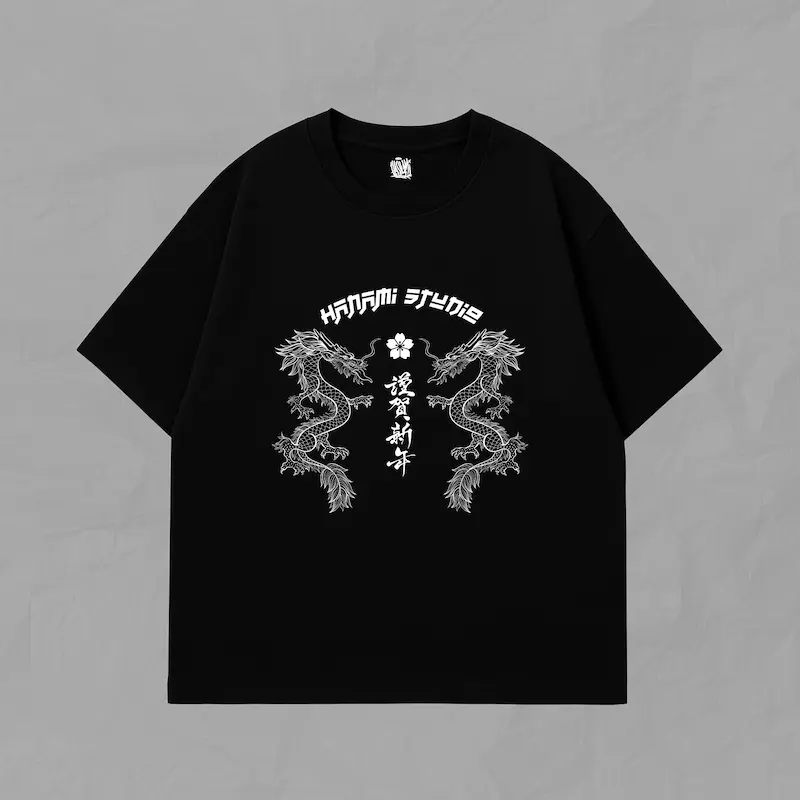 تیشرت آستین کوتاه Two Dragons