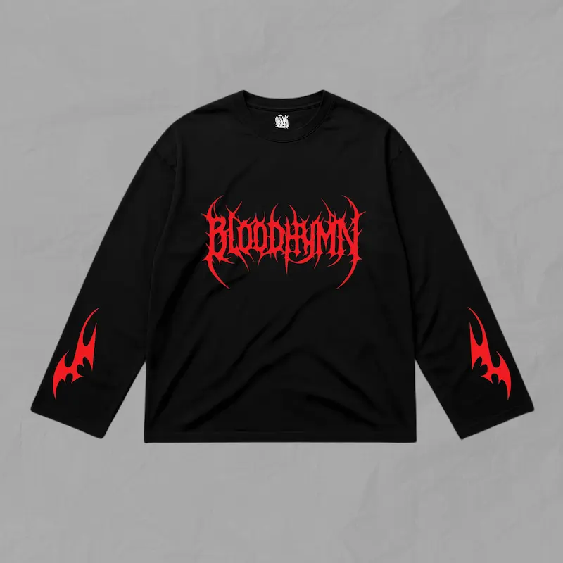 تیشرت آستین بلند BloodHymn-Red