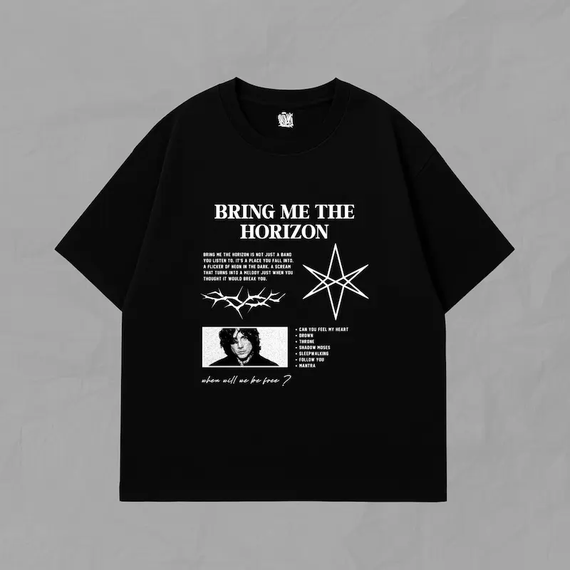 تیشرت آستین کوتاه Bring me the horizon-Tracks