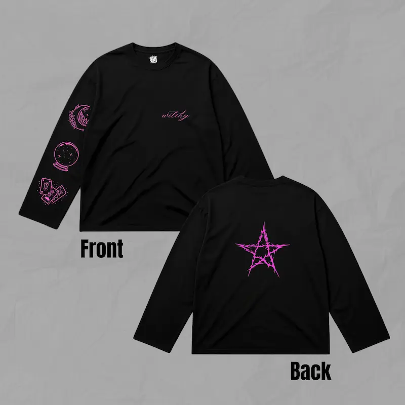 تیشرت آستین بلند Witchy-Pink