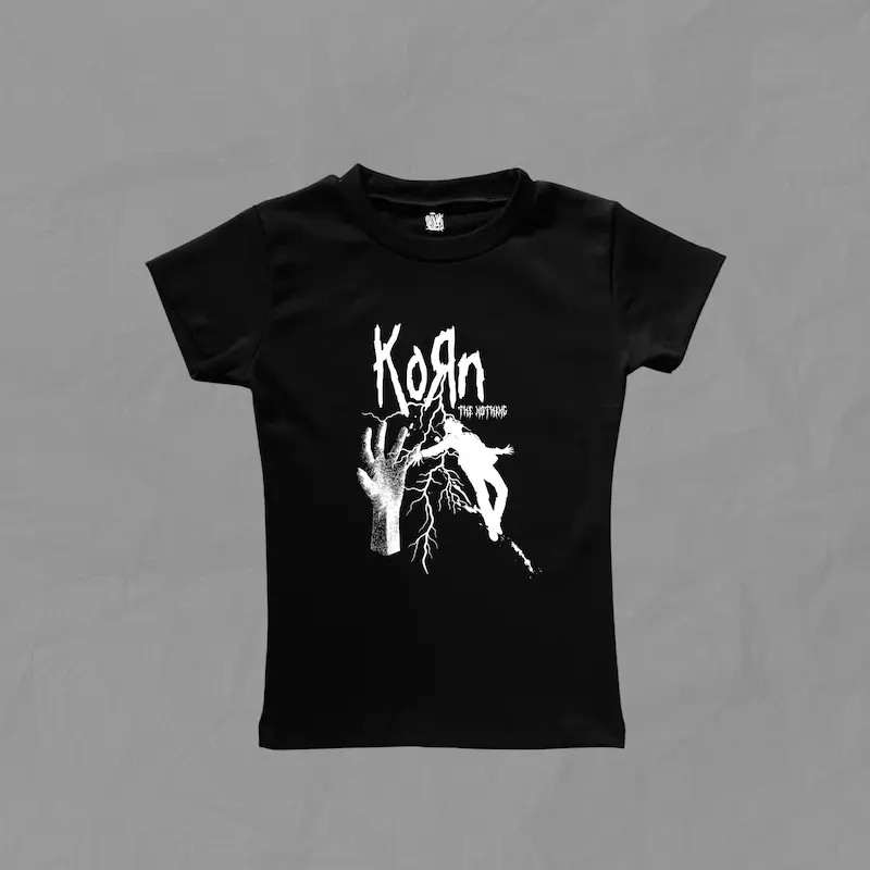 تیشرت دخترانه ی فیت Korn-The nothing