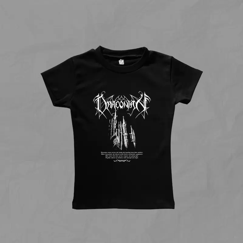تیشرت دخترانه ی فیت Draconian-Castle
