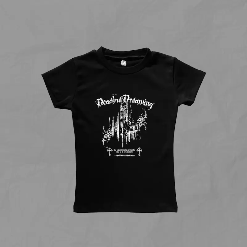 تیشرت دخترانه ی فیت Dead but Dreaming