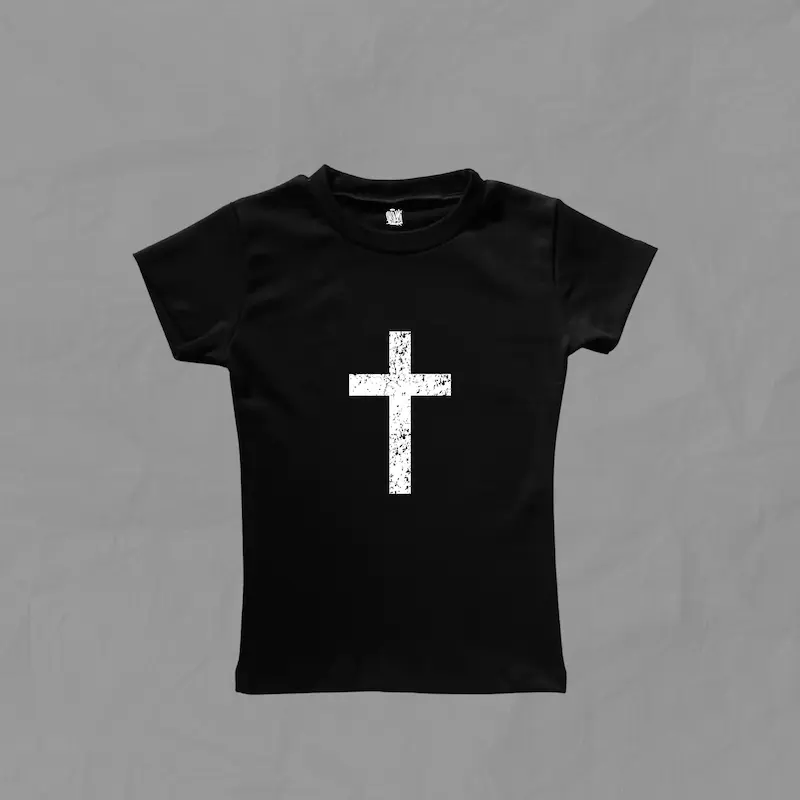 تیشرت دخترانه ی فیت Cross