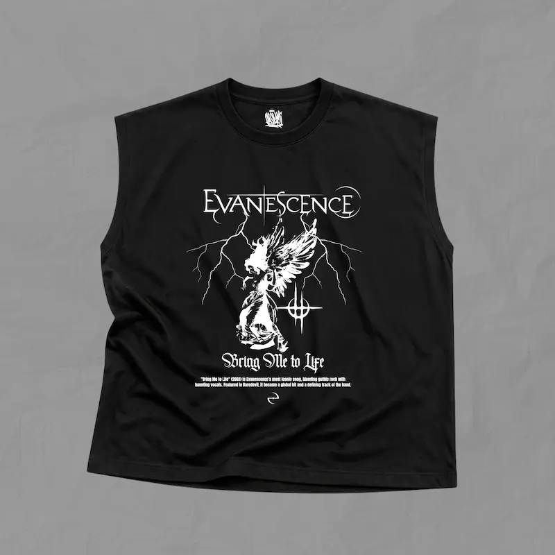 رکابی باکسی Evanescence-Bring me to life