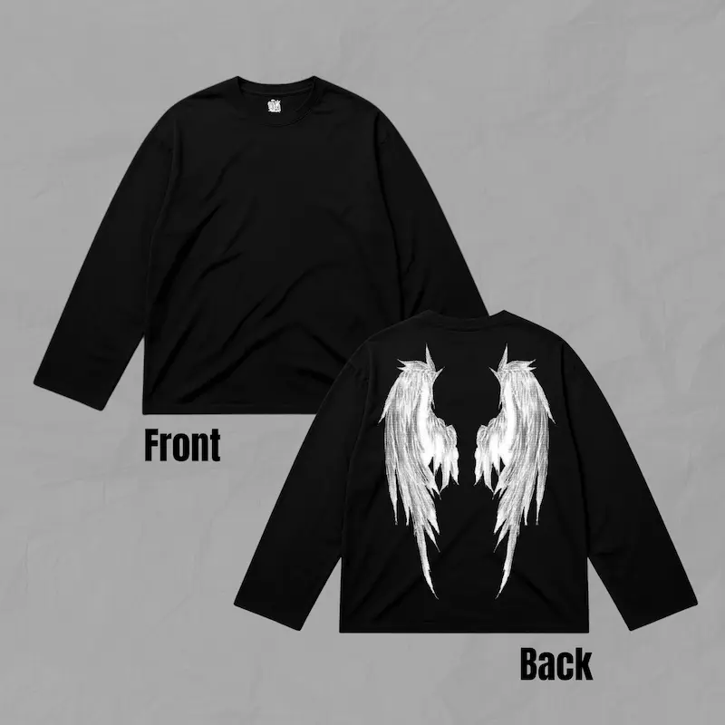 تیشرت آستین بلند Bitmap wings