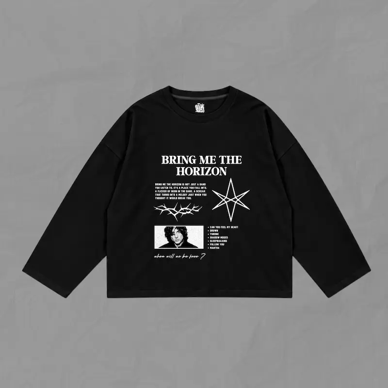 آستین بلند پاییزه  Bring me the horizon - free