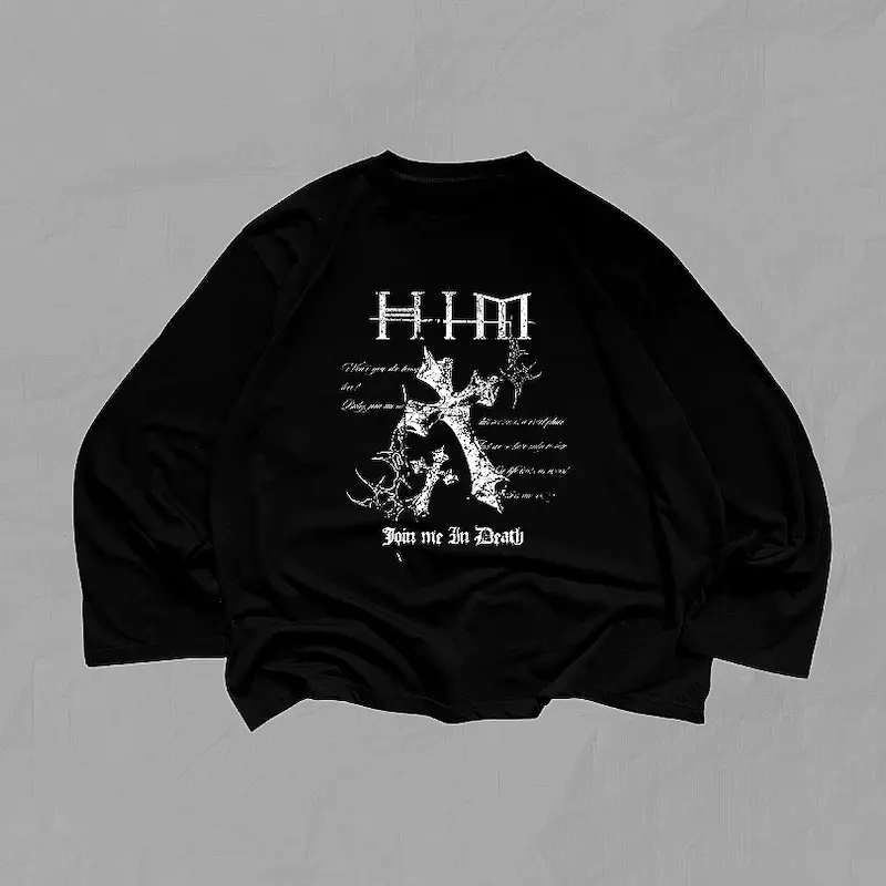 تیشرت آستین بلند HIM - Join me in death