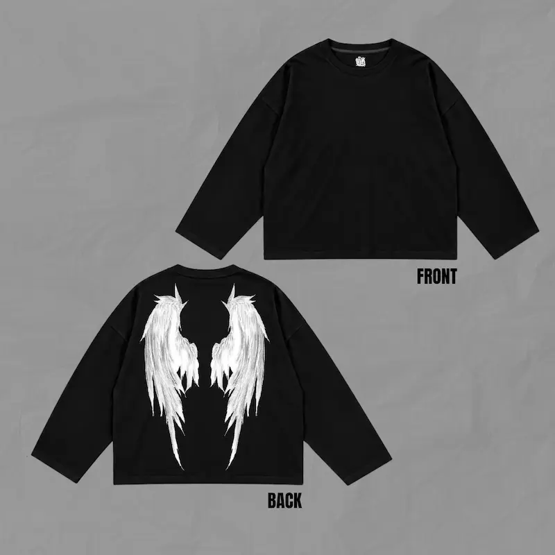 آستین بلند پاییزه Angel Wings