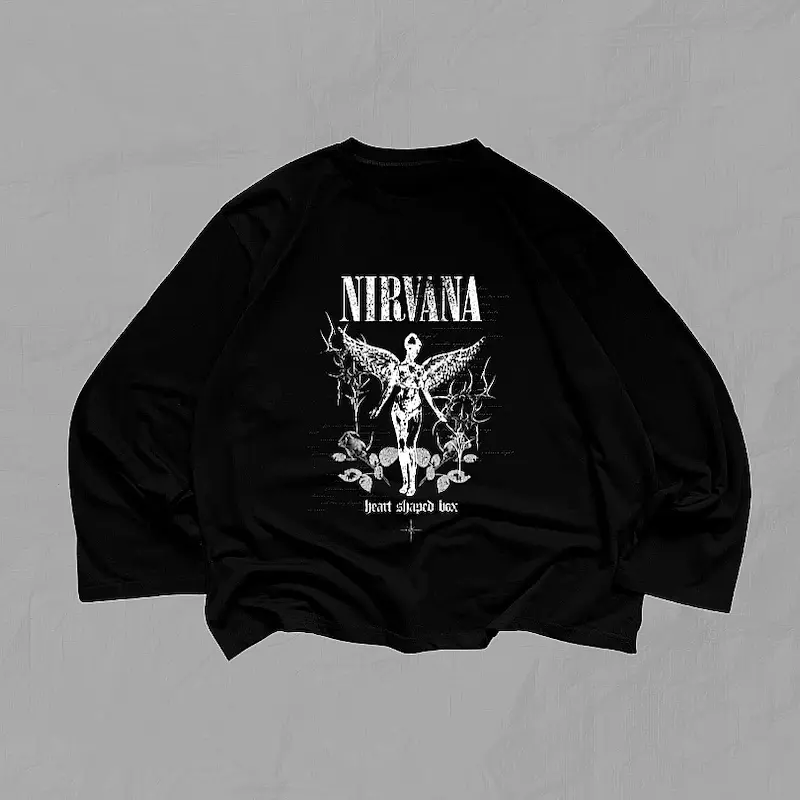 تیشرت آستین بلند Nirvana-Thunder