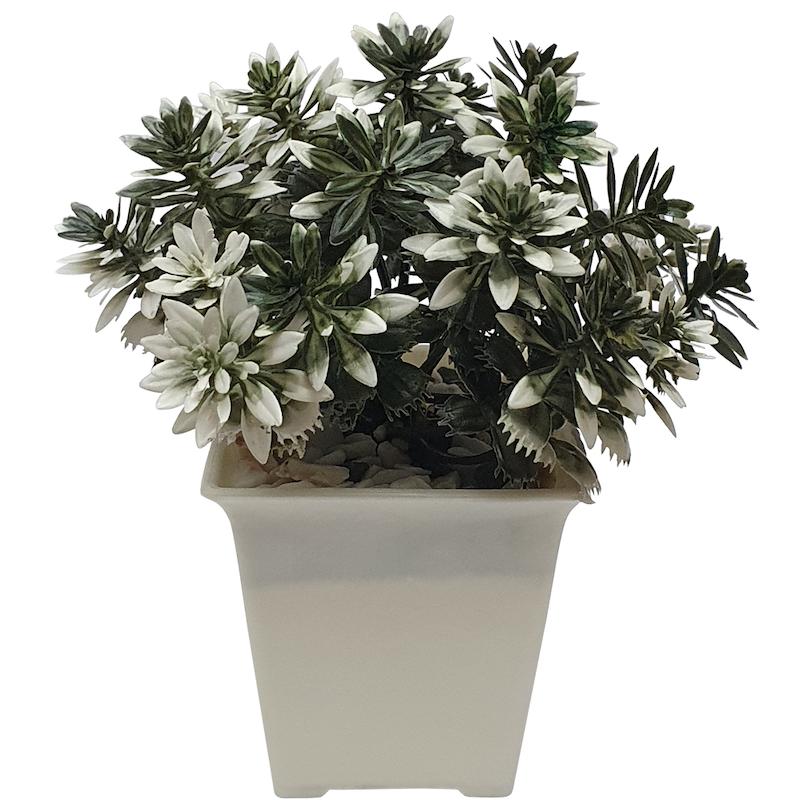 گلدان به همراه گل مصنوعی مدل JK17