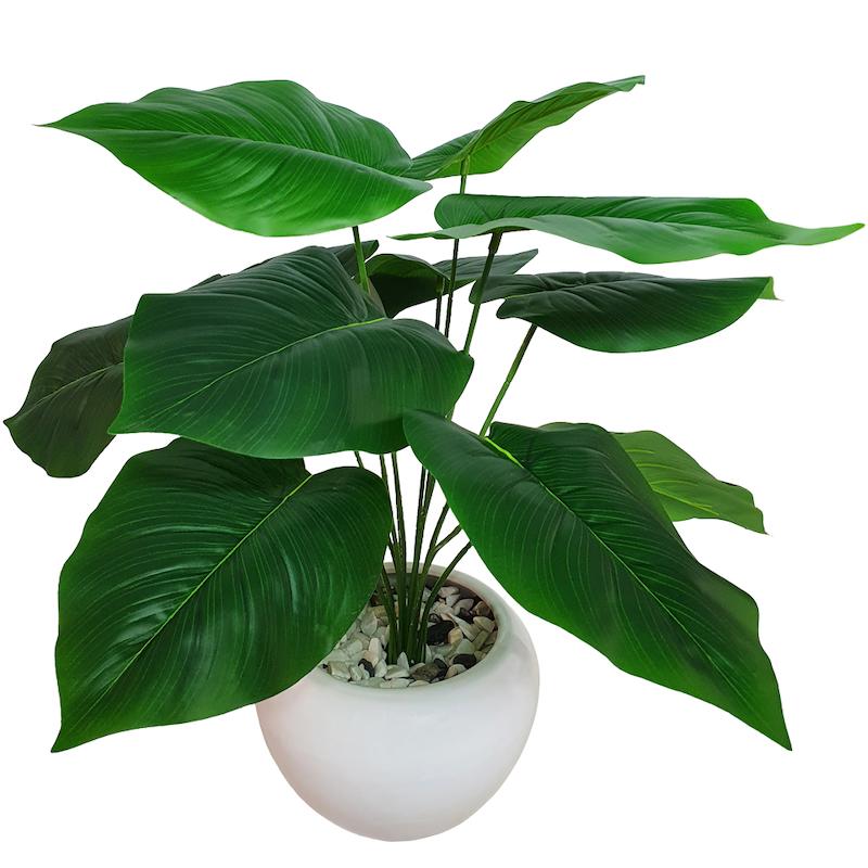 گلدان به همراه درختچه مصنوعی مدل باباآدم