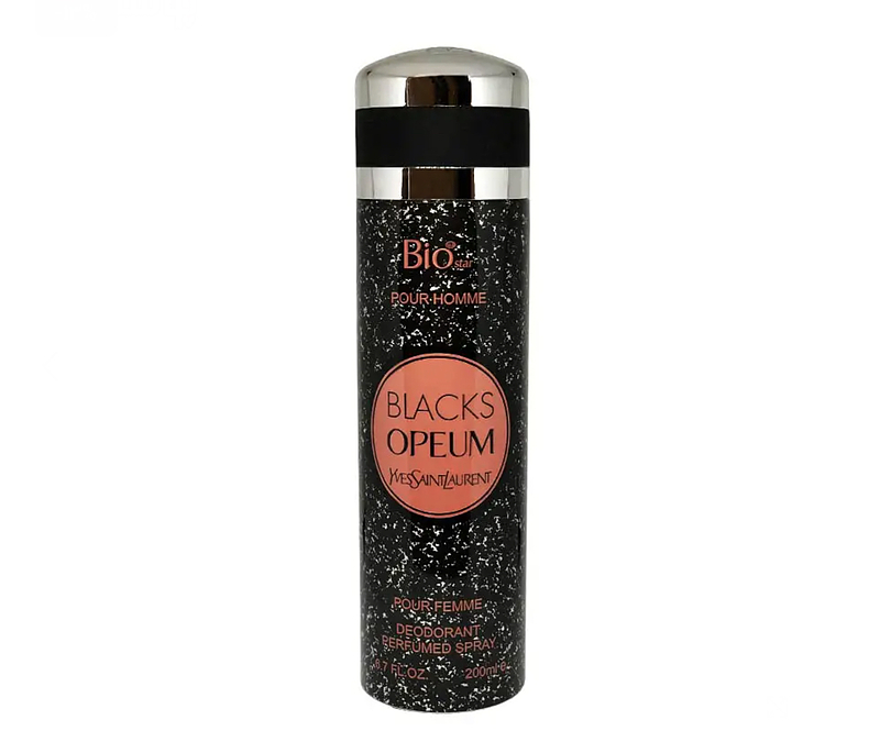 اسپری زنانه بیو استار (Bio Star) مدل بلک اپیوم (Black opium) حجم 200 میل