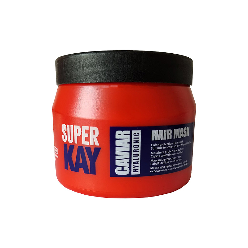 ماسک مو کاسه ای داخل حمام خاویار 500 میلی لیتر سوپرکی SUPER KAY