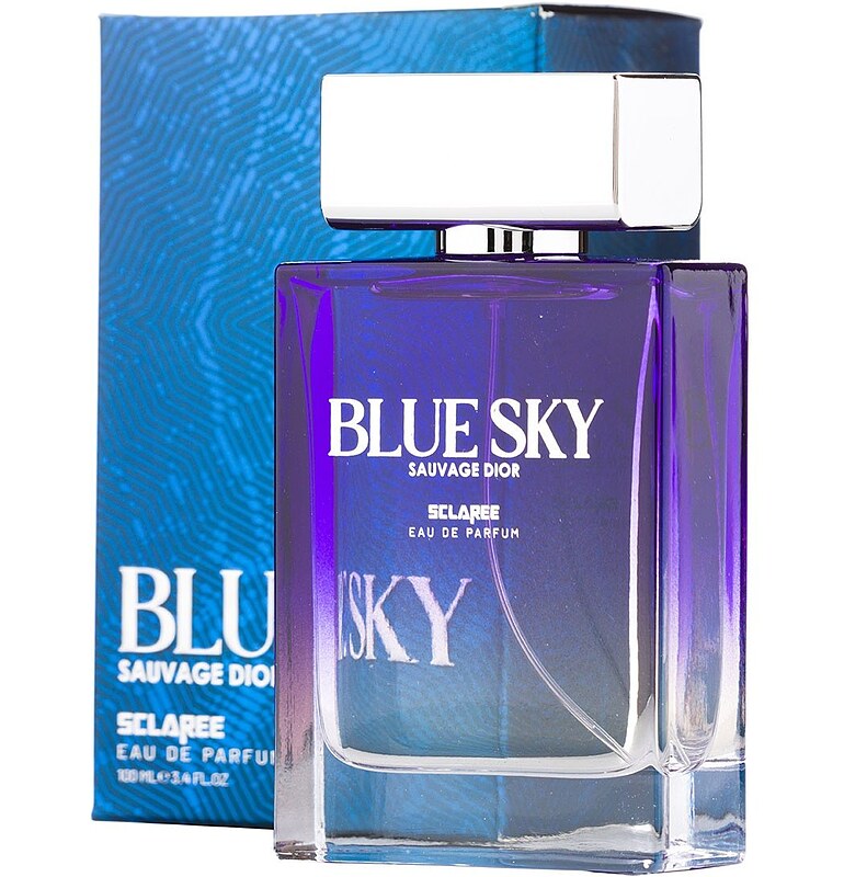 ادکلن مردانه اسکلاره پلاس مدل Blue Sky رایحه مشابه ساواج دیورحجم 100 میل