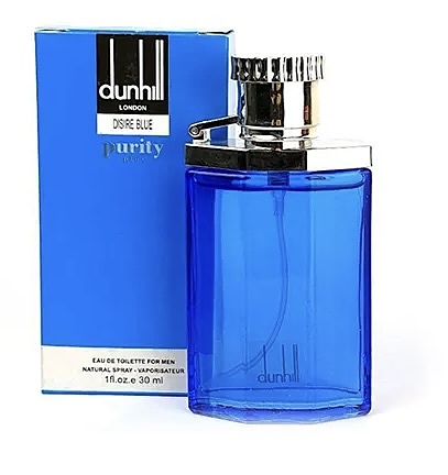  عطر جیبی ادکلن دانهیل آبی (Dunhill Desire Blue) برند سینفونیا حجم۳۰میل مردانه