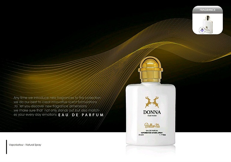 عطر جیبی زنانه بالرینا مدل دونا حجم ۲۵میل Donna