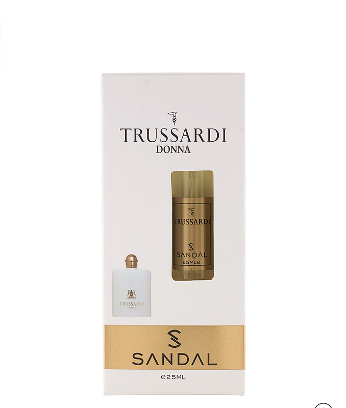 عطر جیبی زنانه مدل Trussardi Dinna حجم 25میل صندل