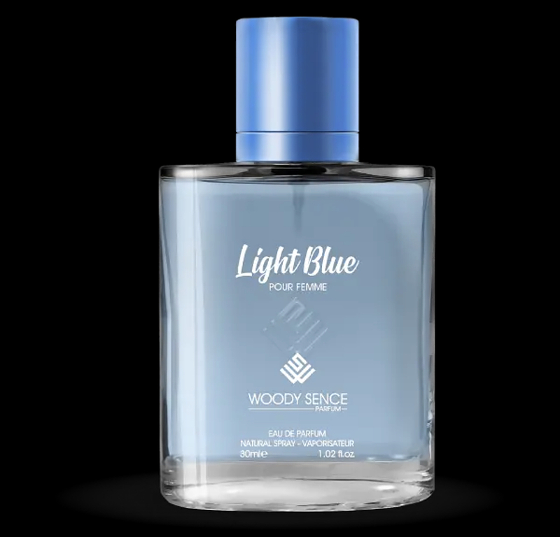 عطر جیبی زنانه وودی سنس مدل لایت بلو Light Blue