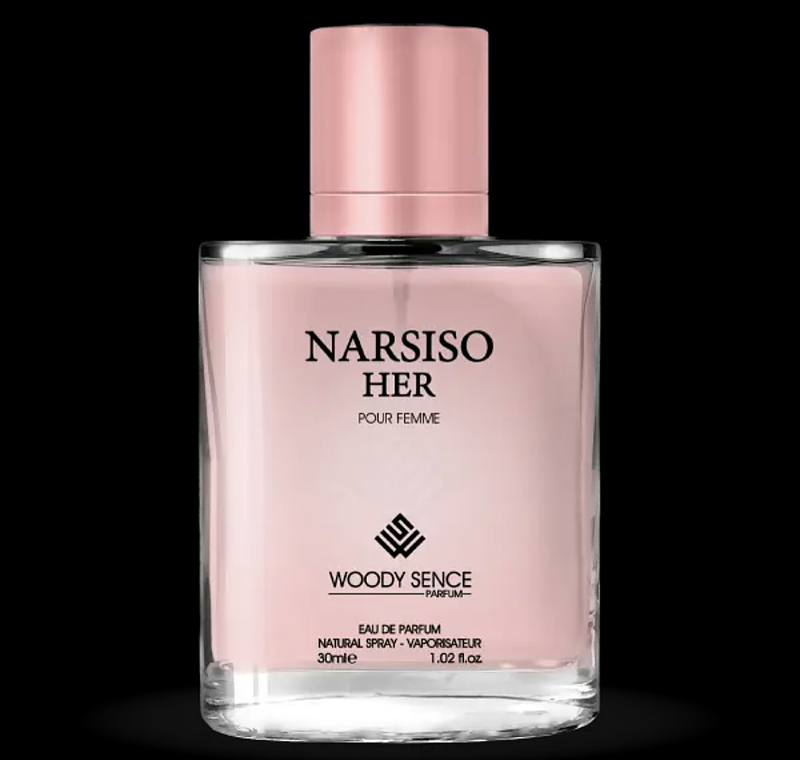 عطر جیبی زنانه وودی سنس مدل نارسیسو هر Narsiso Her