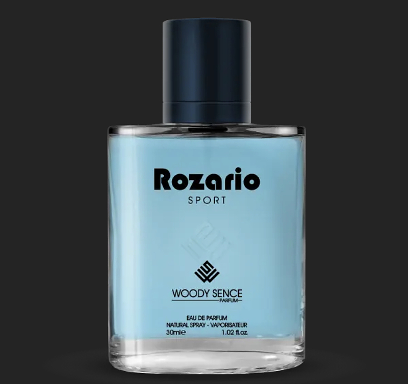 عطر جیبی مردانه وودی سنس مدل روزاریو اسپرت Rozario Sport