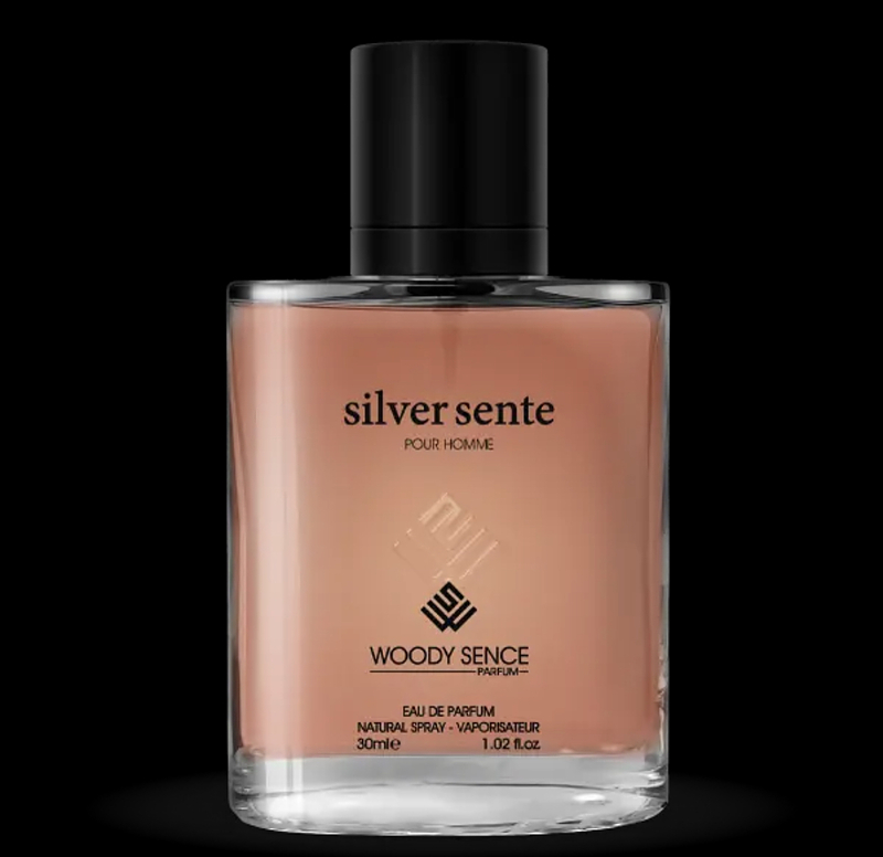 عطر جیبی مردانه وودی سنس مدل سیلور سنت Silver Sente