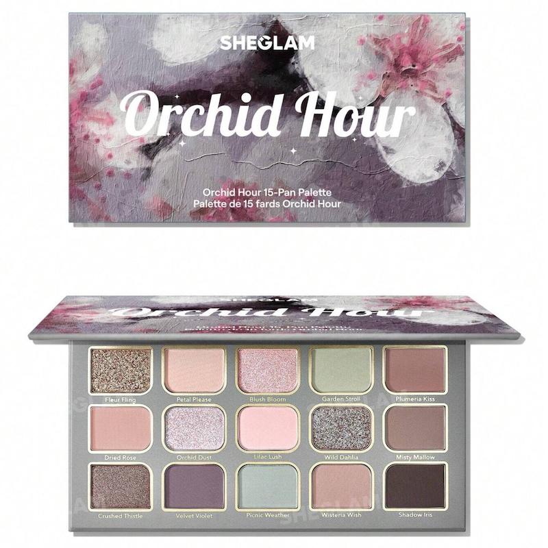 💜 پالت سایه 15 رنگ شیگلم (ارکید اَوِر - Orchid hour)