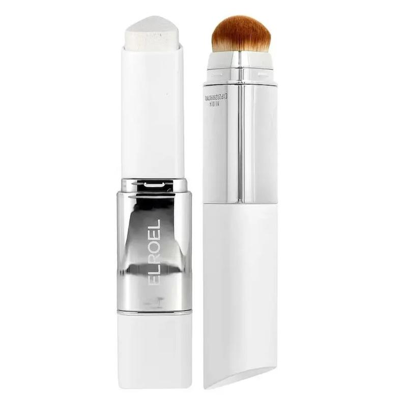 کرم‌پودر استیکی الروئل Blanc Cover Cream Stick وزن 13 گرم با براش داخلی و فرمول تغییر رنگ
