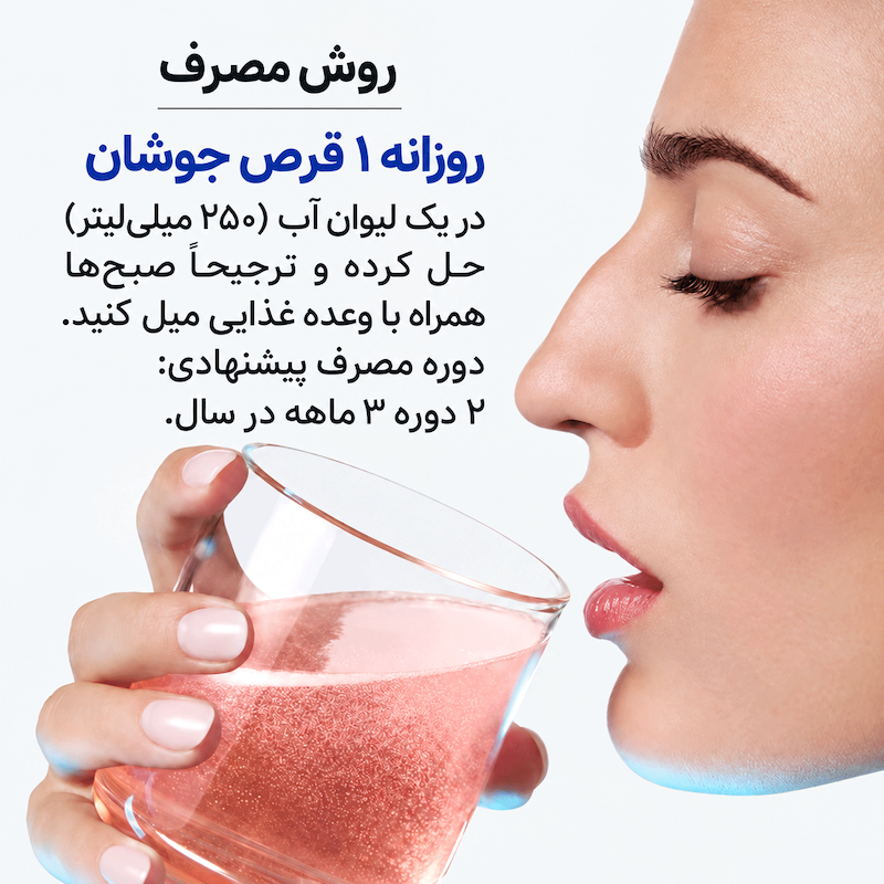 نحوه نوشیدن محلول قرص جوشان فیتوفانر