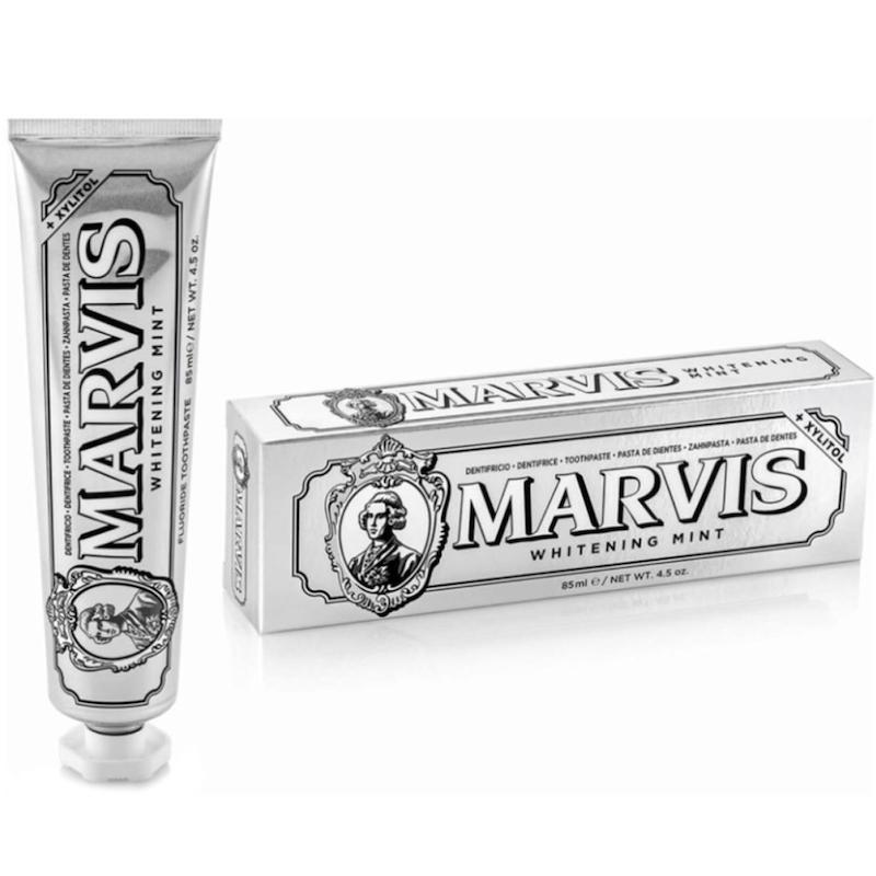 خمیردندان سفید کننده مارویس مدل Whitening Mint حجم ۲۵ میلی‌لیتر