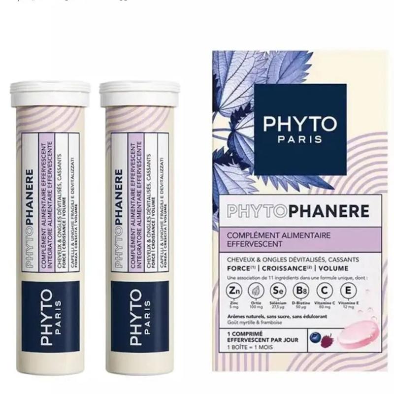 قرص جوشان فیتو فانر تقویت مو و ناخن ۳۰ عددی Phytophanere