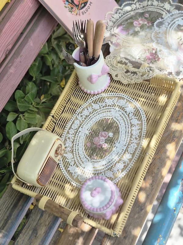 رومیزی بیضی
